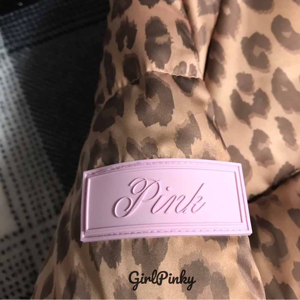 PINK Victoria's Secret Leopard Print Marshmallow Puffer Jacket NEW XS-XXL - Picture 13 of 14